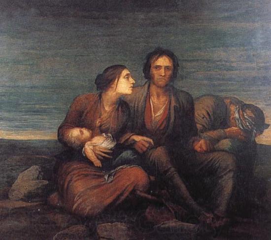 George Frederick watts,O.M.,R.A. The Irish Famine Germany oil painting art